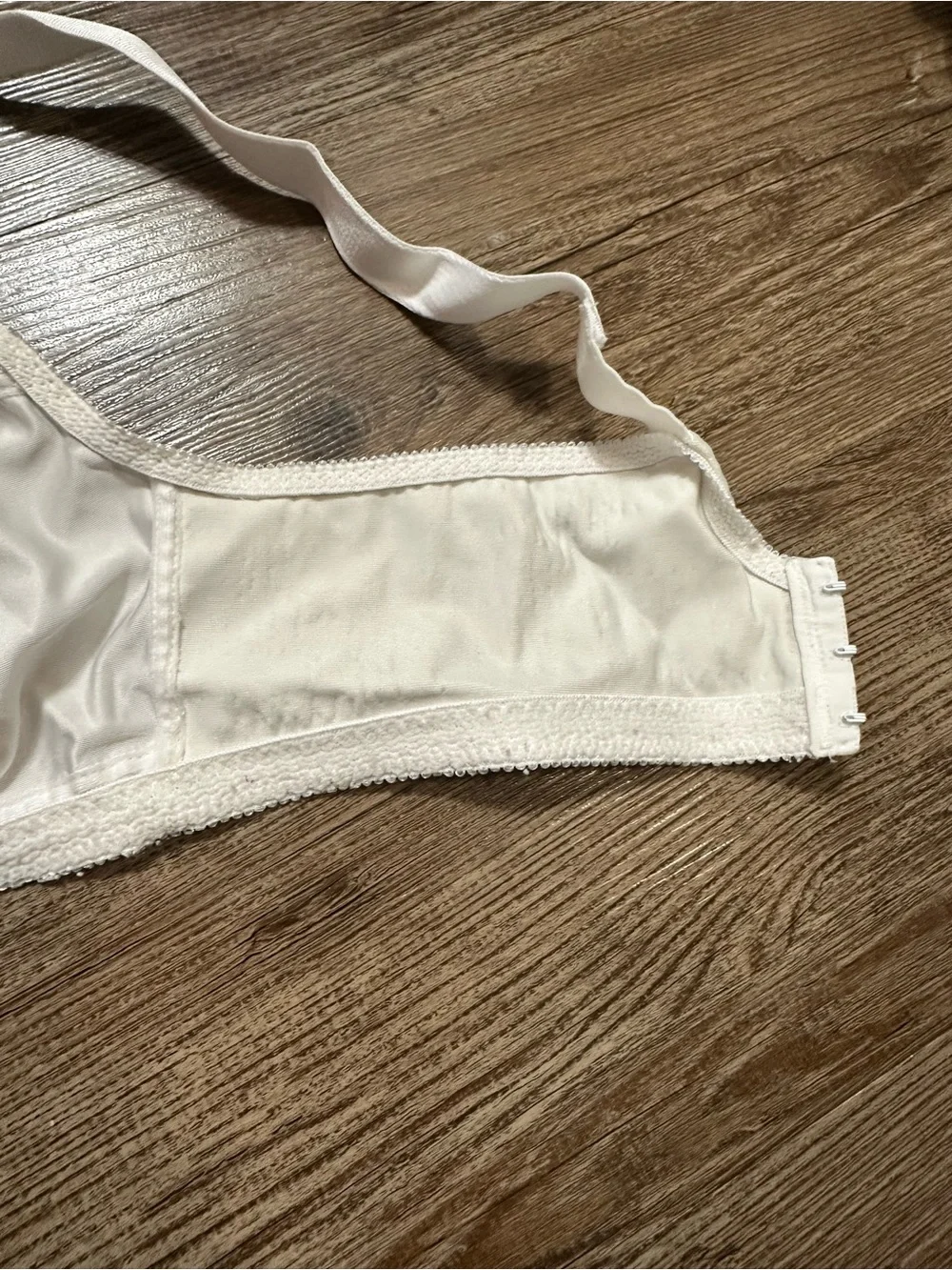 White vintage bralette